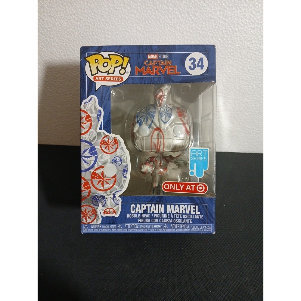 Funko Pop: Marvel Avengers: Captain America #34 Art Series - Target Edition